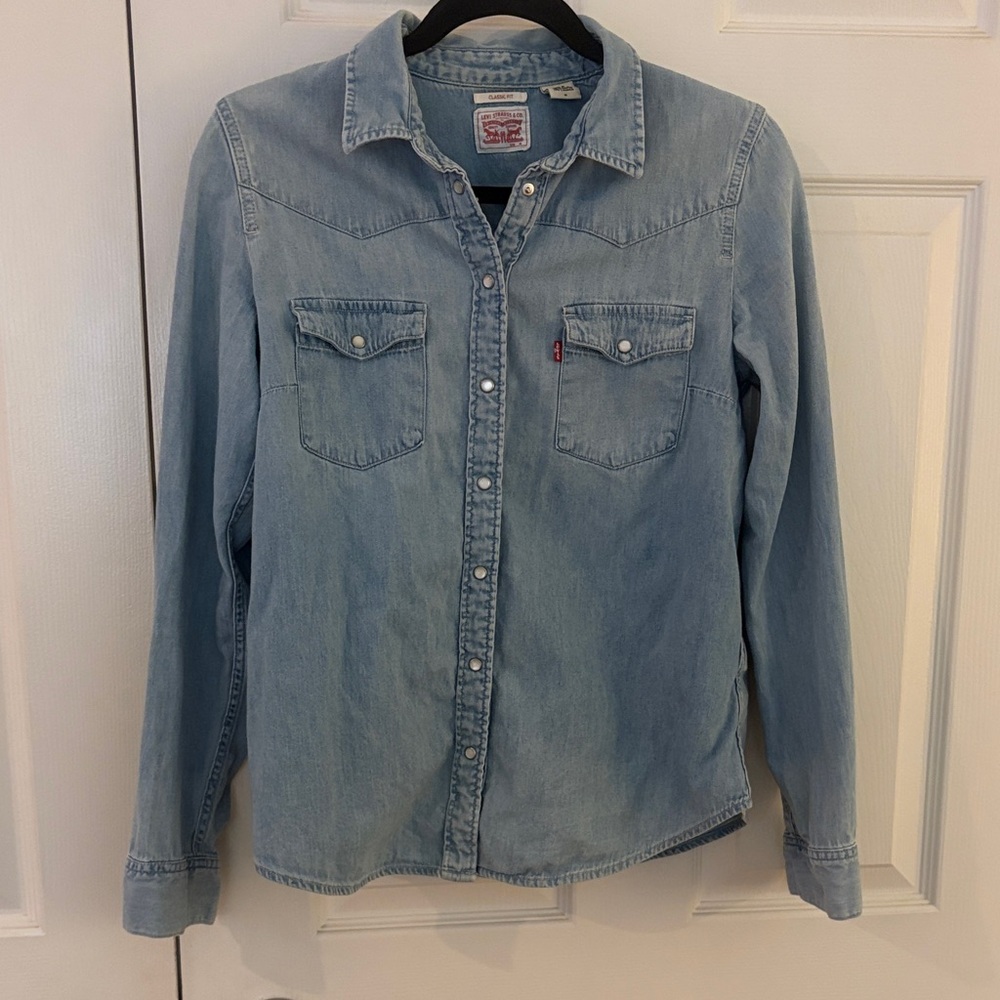 Levi's Classic Light Blue Denim Shirt